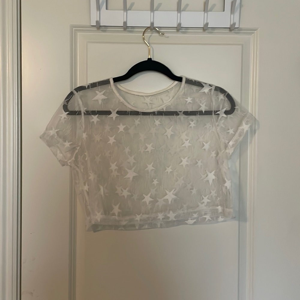 White Crop Top